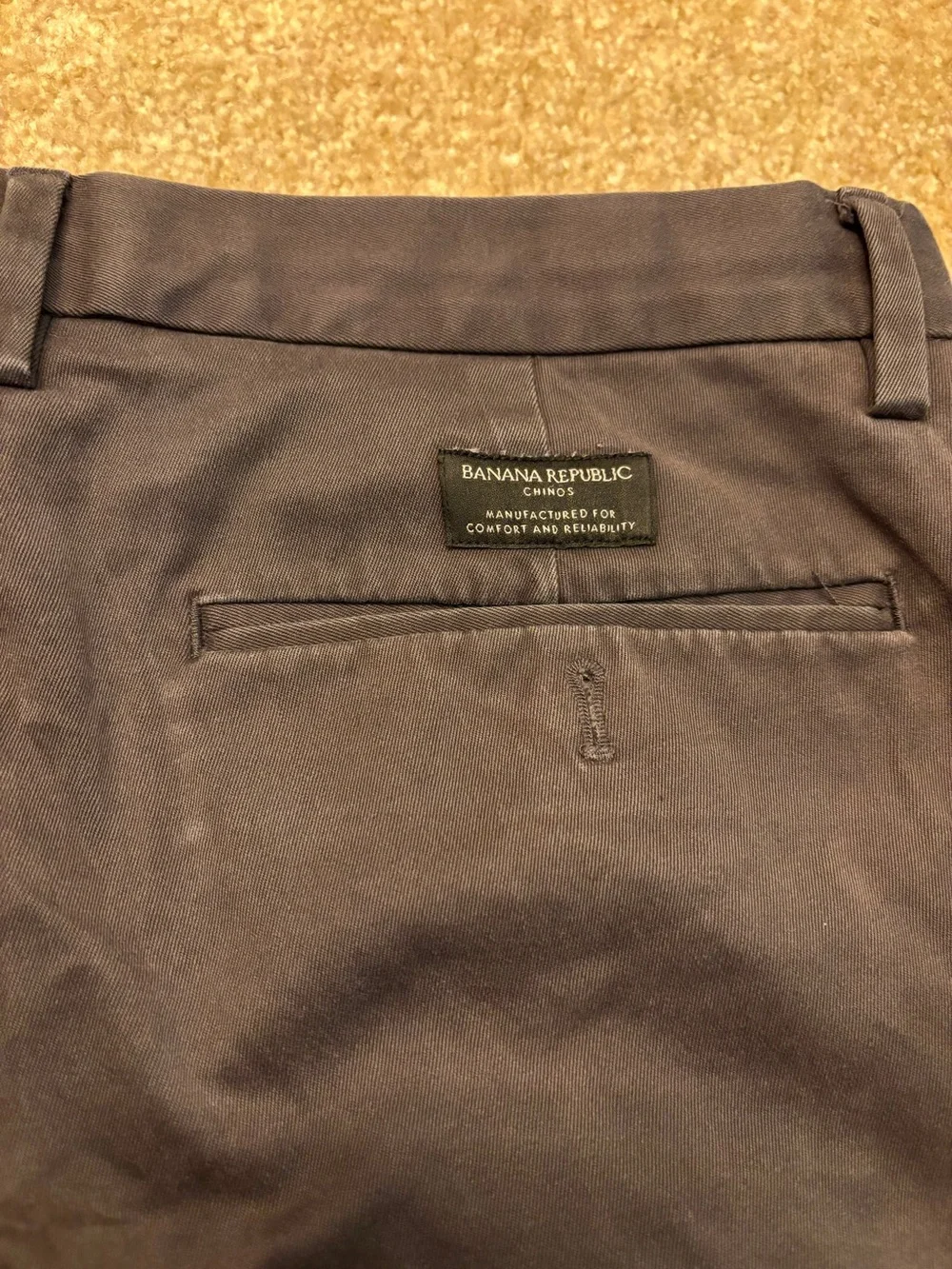 Banana Republic Tapered Fit Chinos in Dark Brown